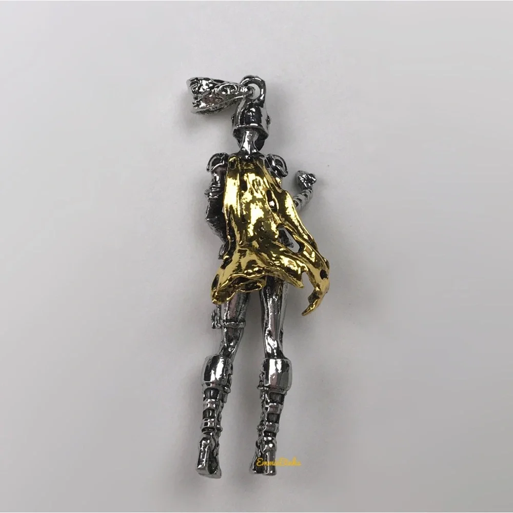 New Star Wars Female Mandalorian Caped Anime Style Character Pendant Necklace - Picture 9 of 10